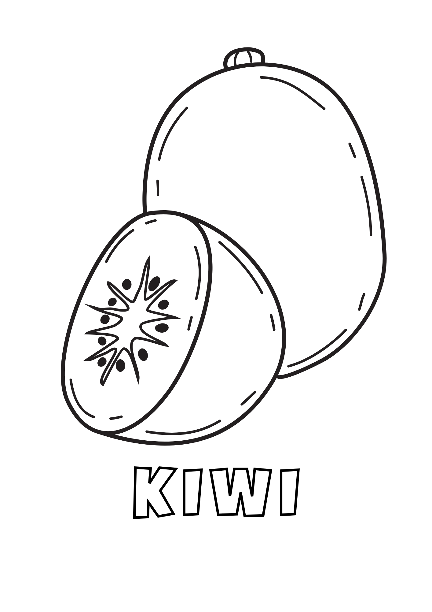 Fruits Coloring Book