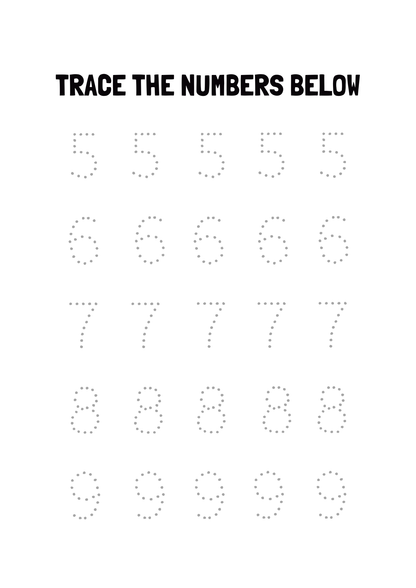 Numbers Tracing & Counting Workbook: Fun from 0 to 9