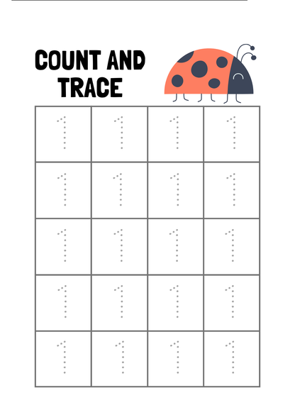 Numbers Tracing & Counting Workbook: Fun from 0 to 9