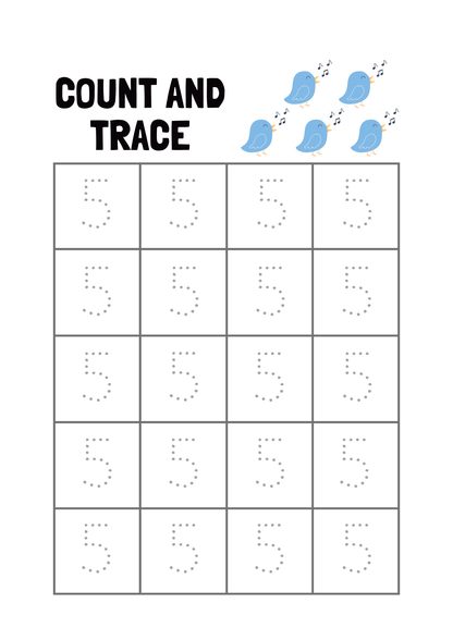 Numbers Tracing & Counting Workbook: Fun from 0 to 9