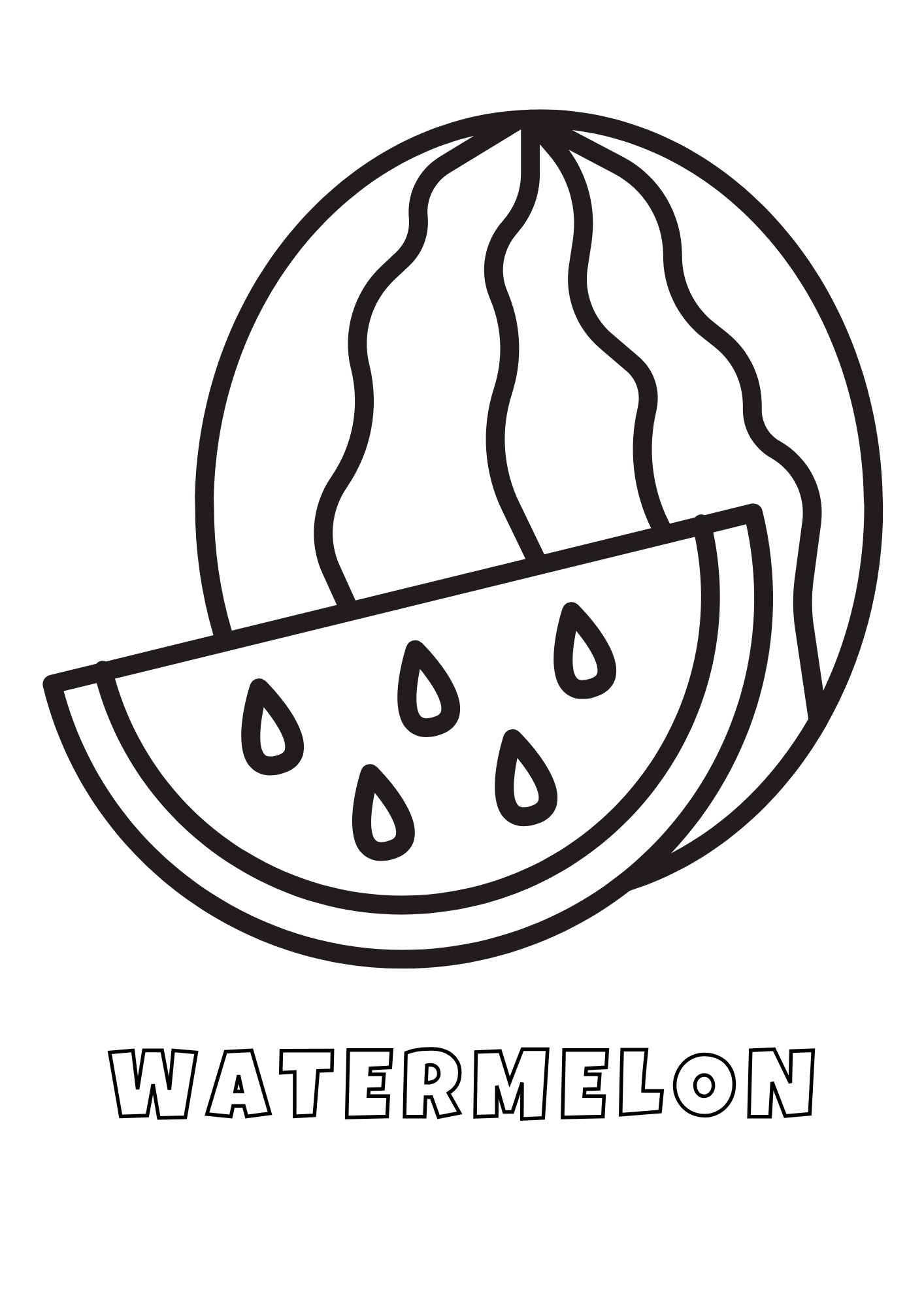 Fruits Coloring Book