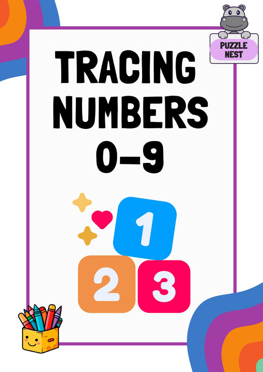 Numbers Tracing & Counting Workbook: Fun from 0 to 9