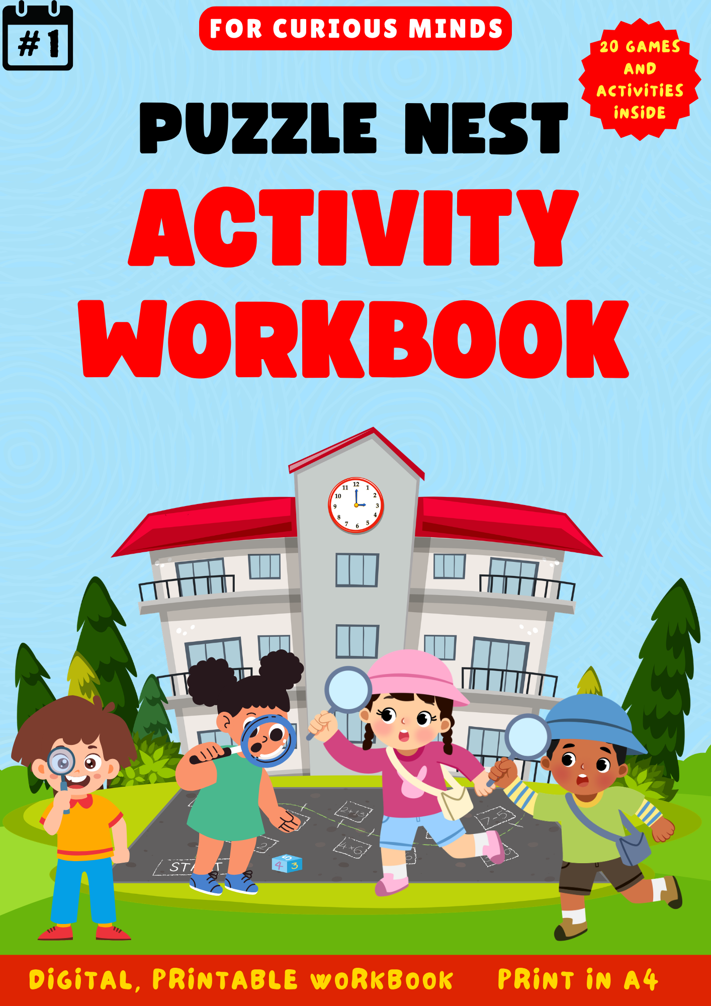 Puzzle Nest Activity Workbook – Issue 1 | 20+ Printable Activities